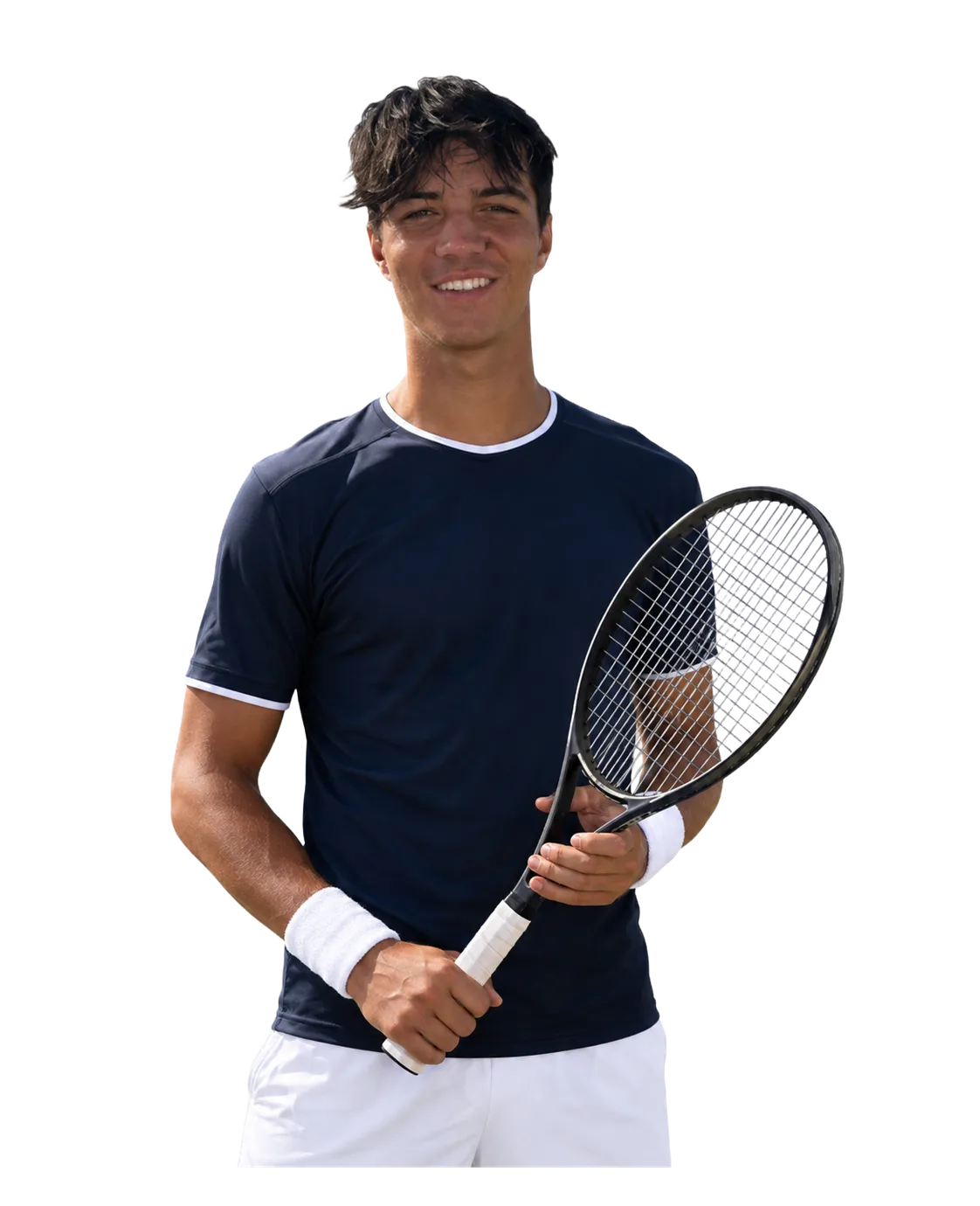 Tiago Pereira tennis player profile visual with TennisJack stats and match analysis