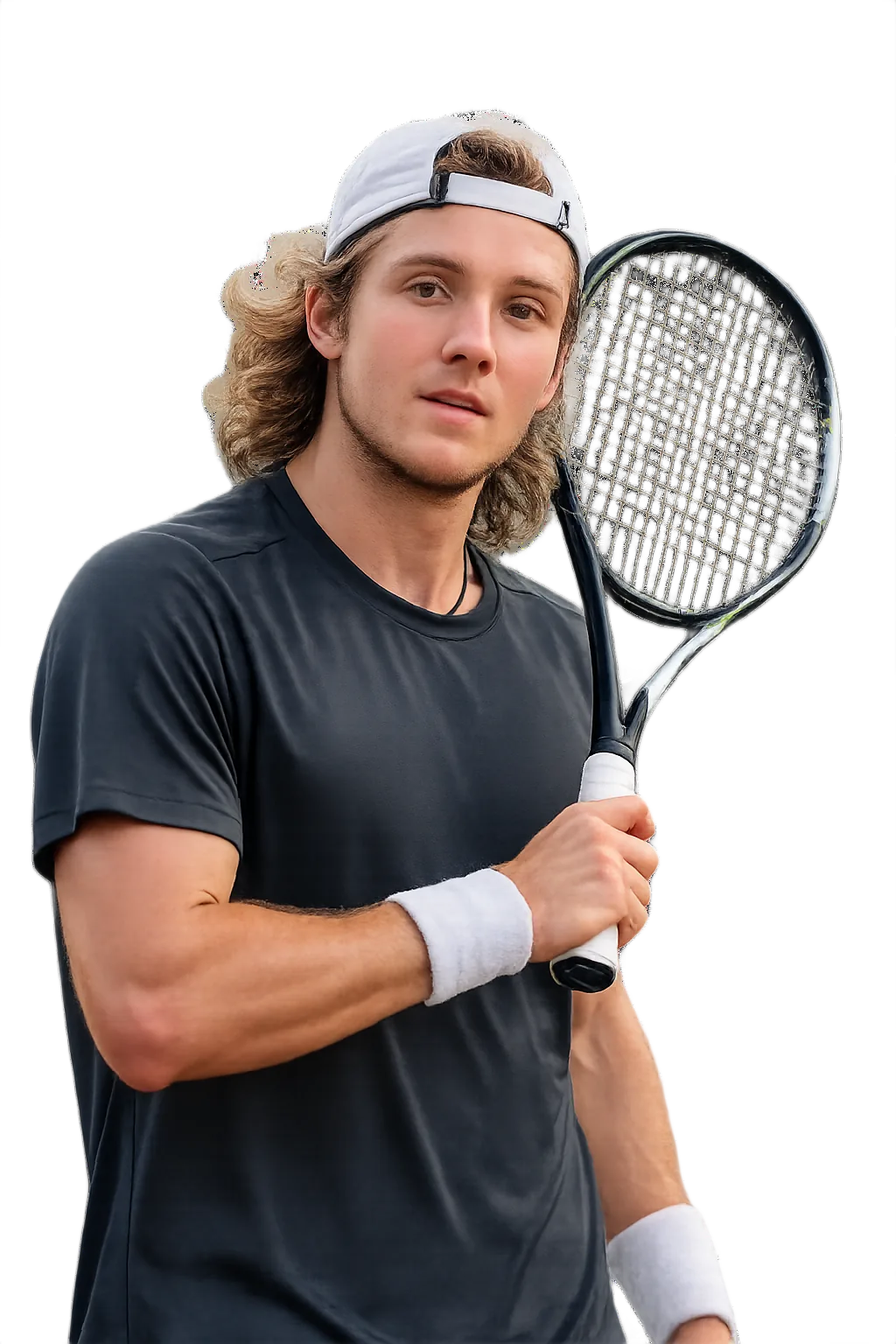 Portrait of Tibo Colson, tennis player