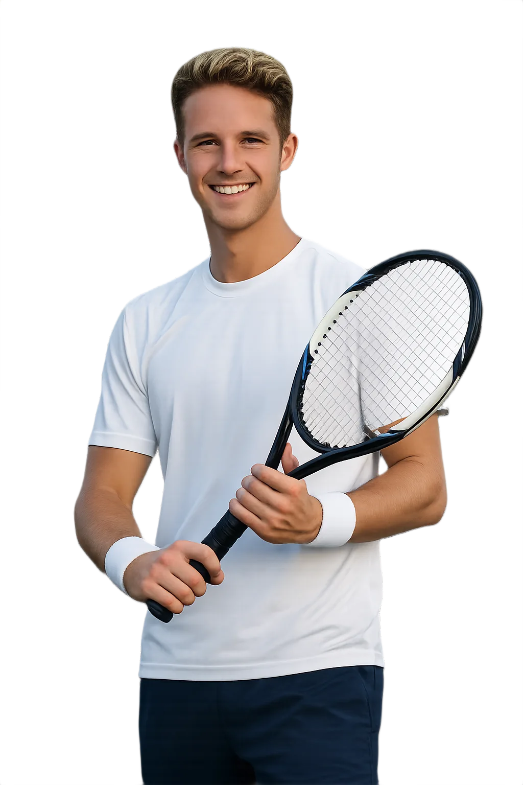 Portrait of Tom Paris, tennis player