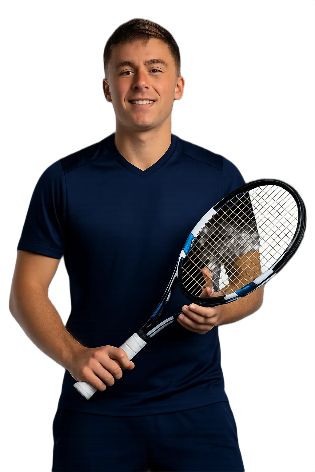 Portrait of Tyler Stice, tennis player