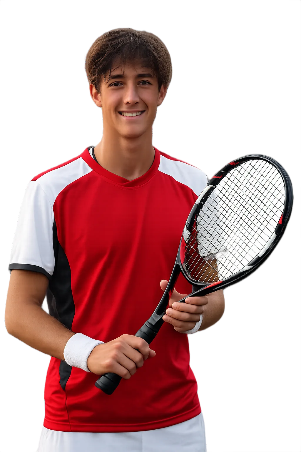 Portrait of Valentin Garay, tennis player
