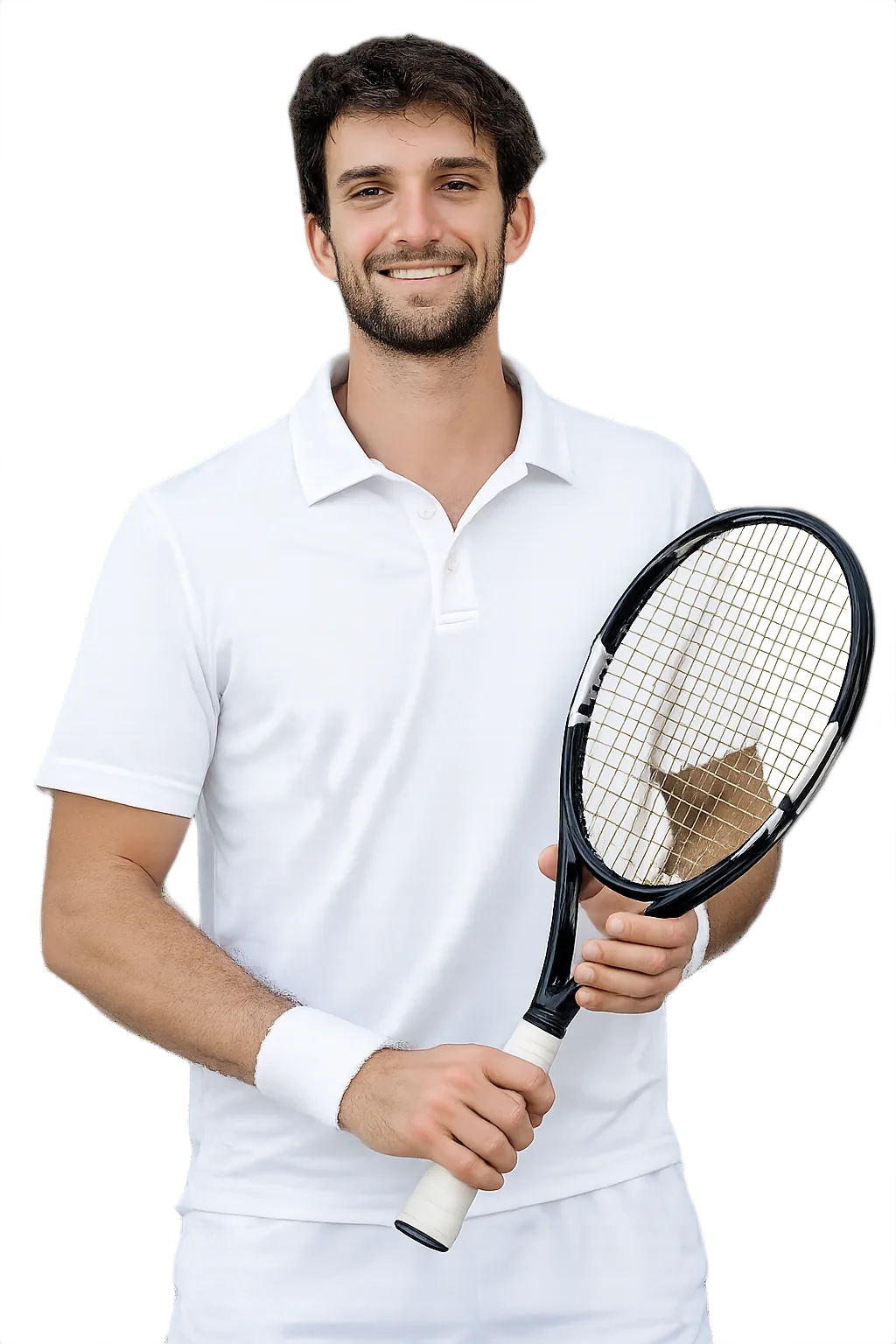 Portrait of Valentin Vacherot, tennis player