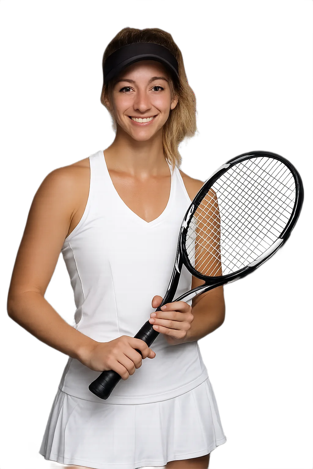 Portrait of Valentina Ryser, tennis player