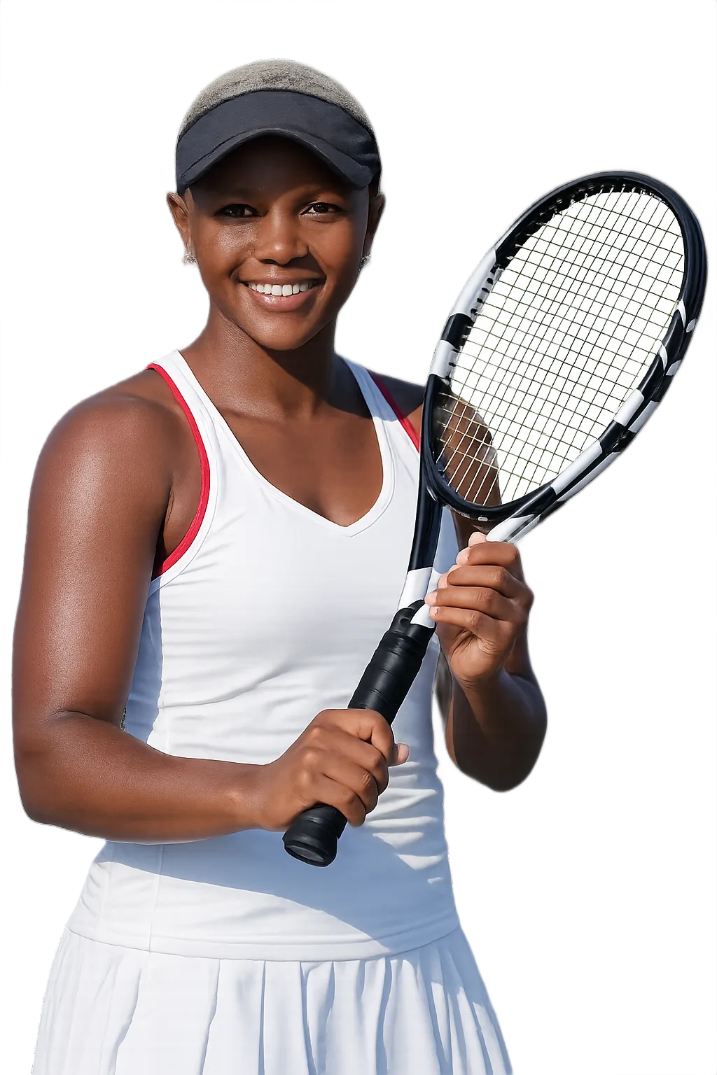 Portrait of Valeria Bhunu, tennis player