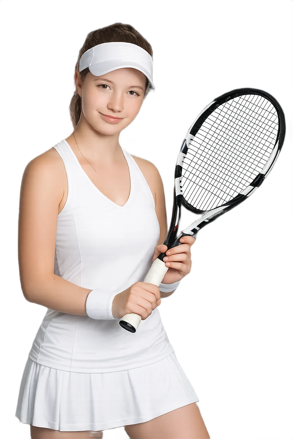 Portrait of Valeriya Yushchenko, tennis player