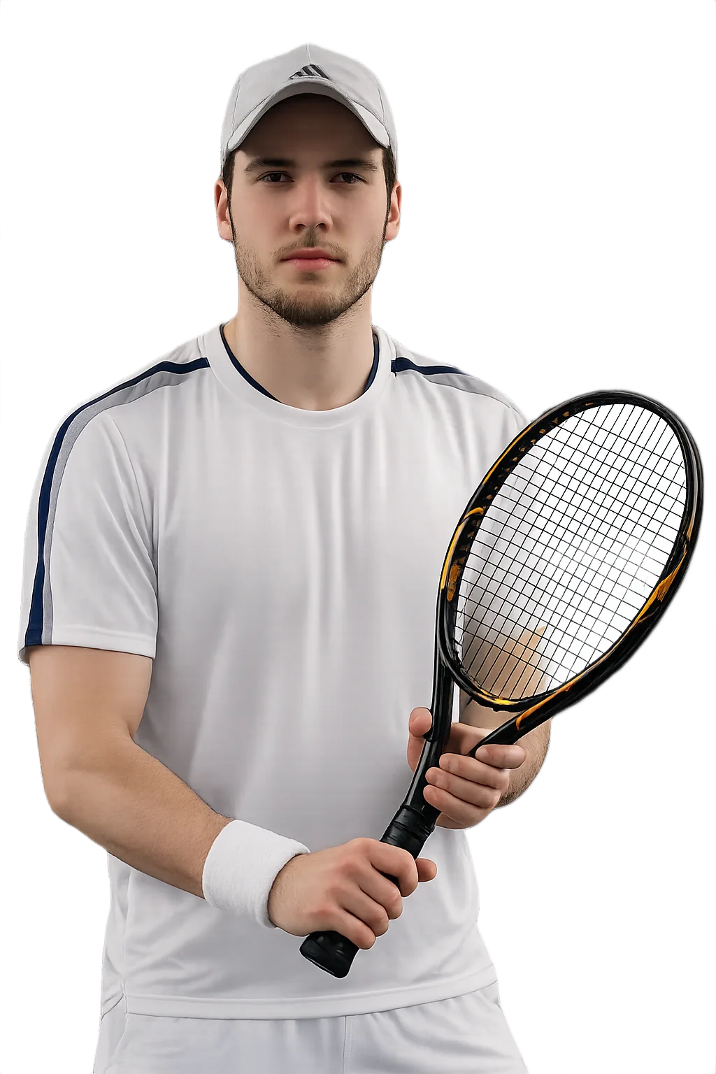 Portrait of Vesa Ahti, tennis player