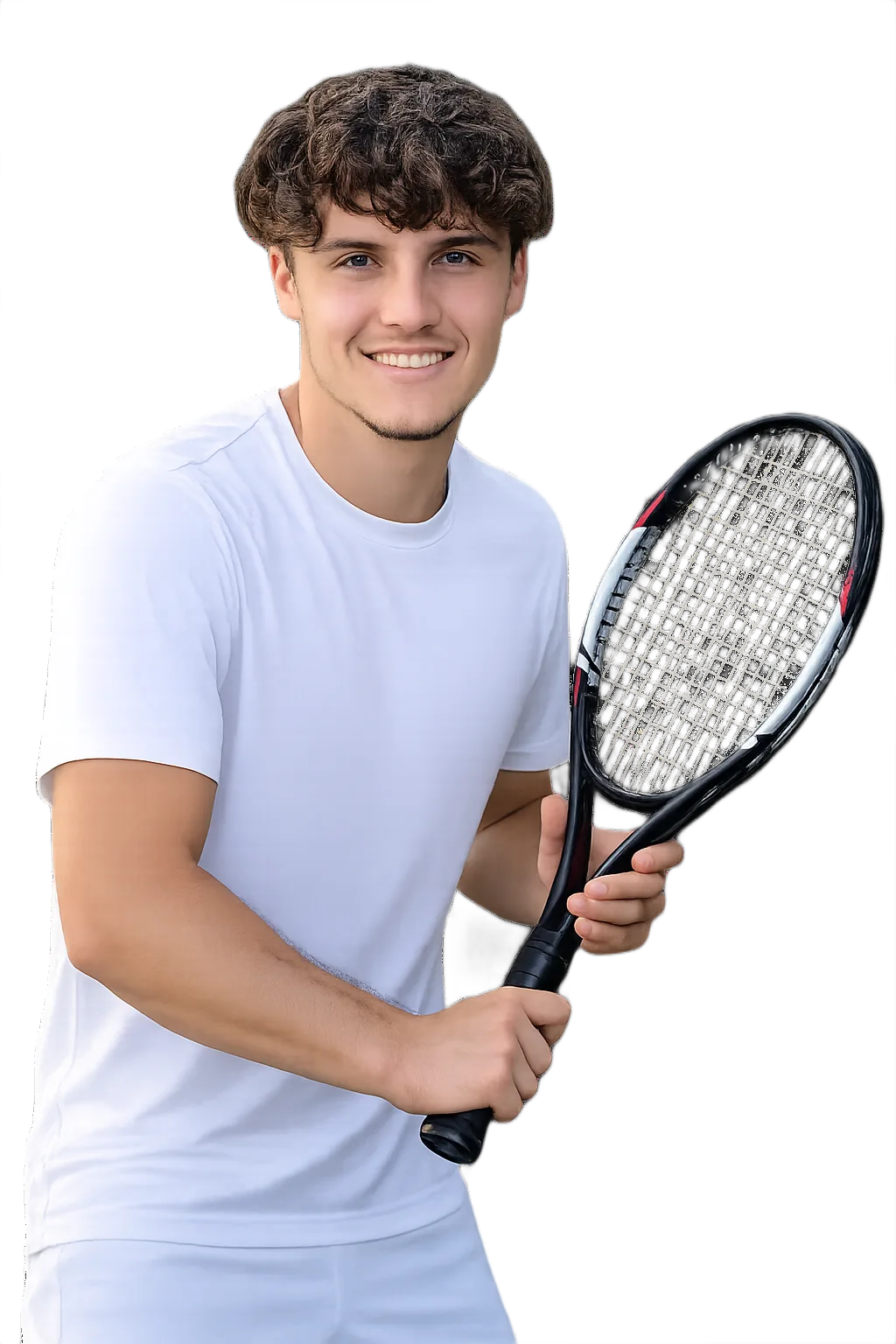 Portrait of Victor Barrere, tennis player