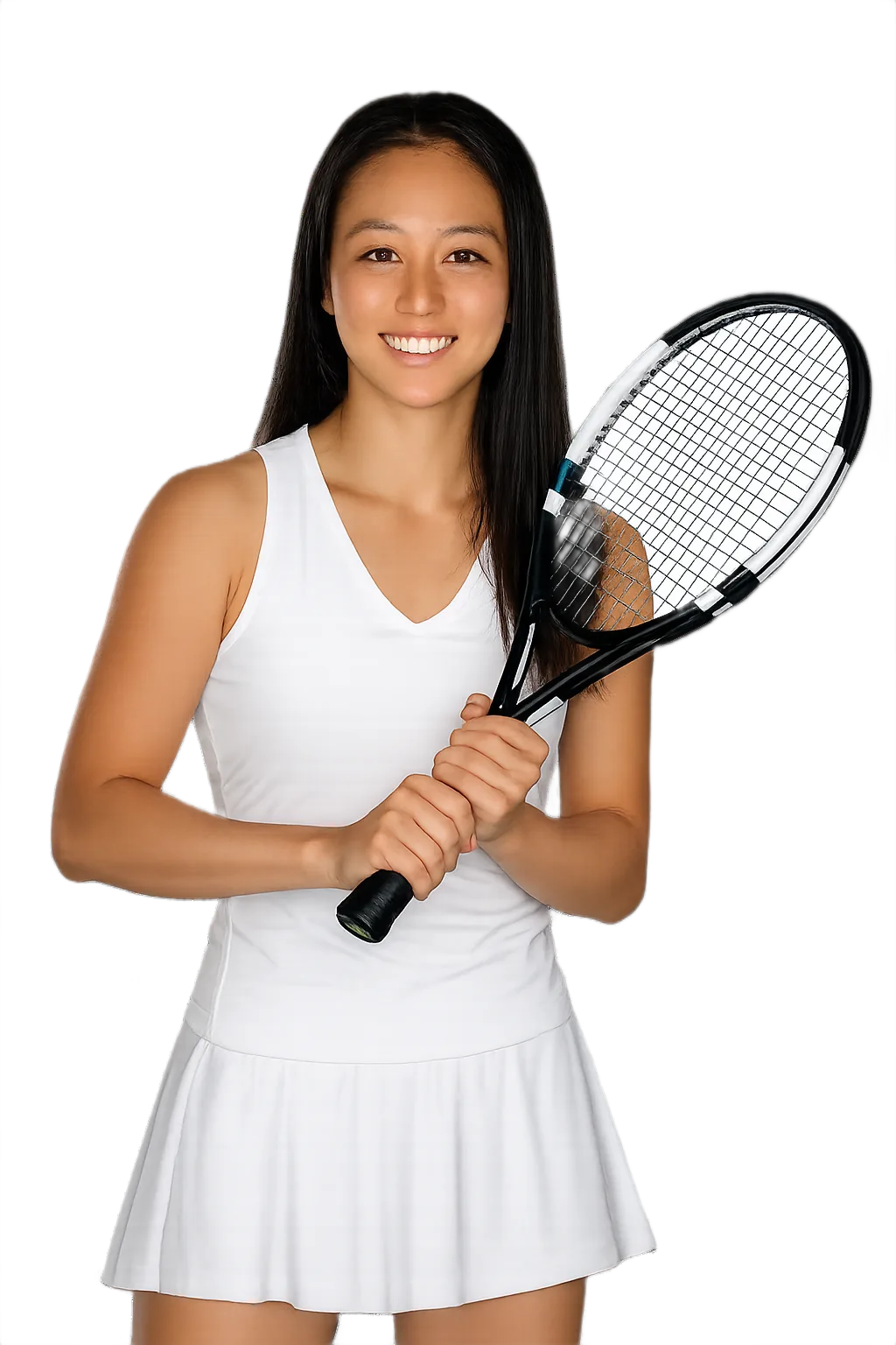 Portrait of Victoria Hu, tennis player