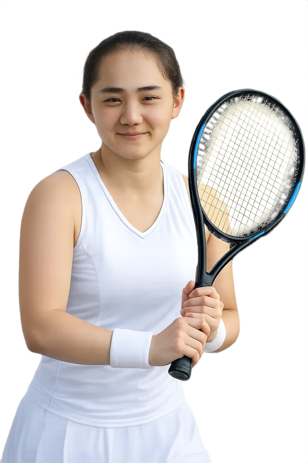 Portrait of Victoria Kan, tennis player