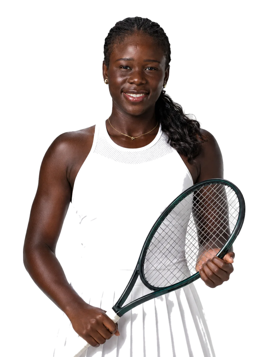 Victoria Mboko tennis player profile visual with TennisJack stats and match analysis
