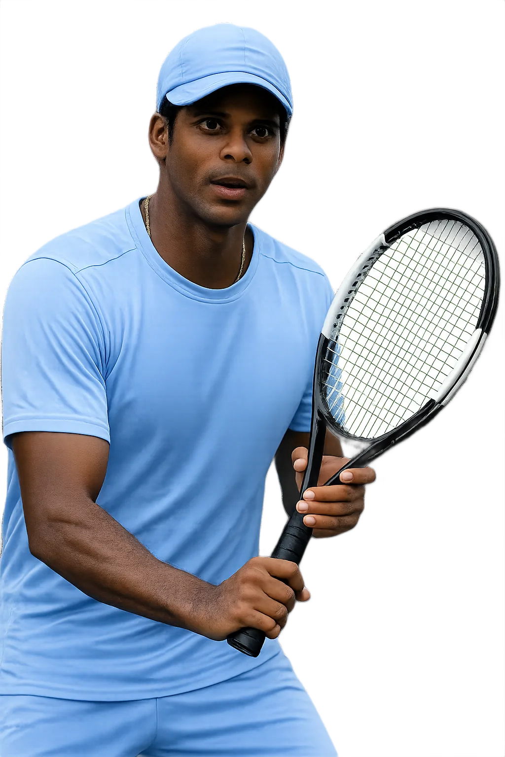 Portrait of Vishnu Vardhan, tennis player