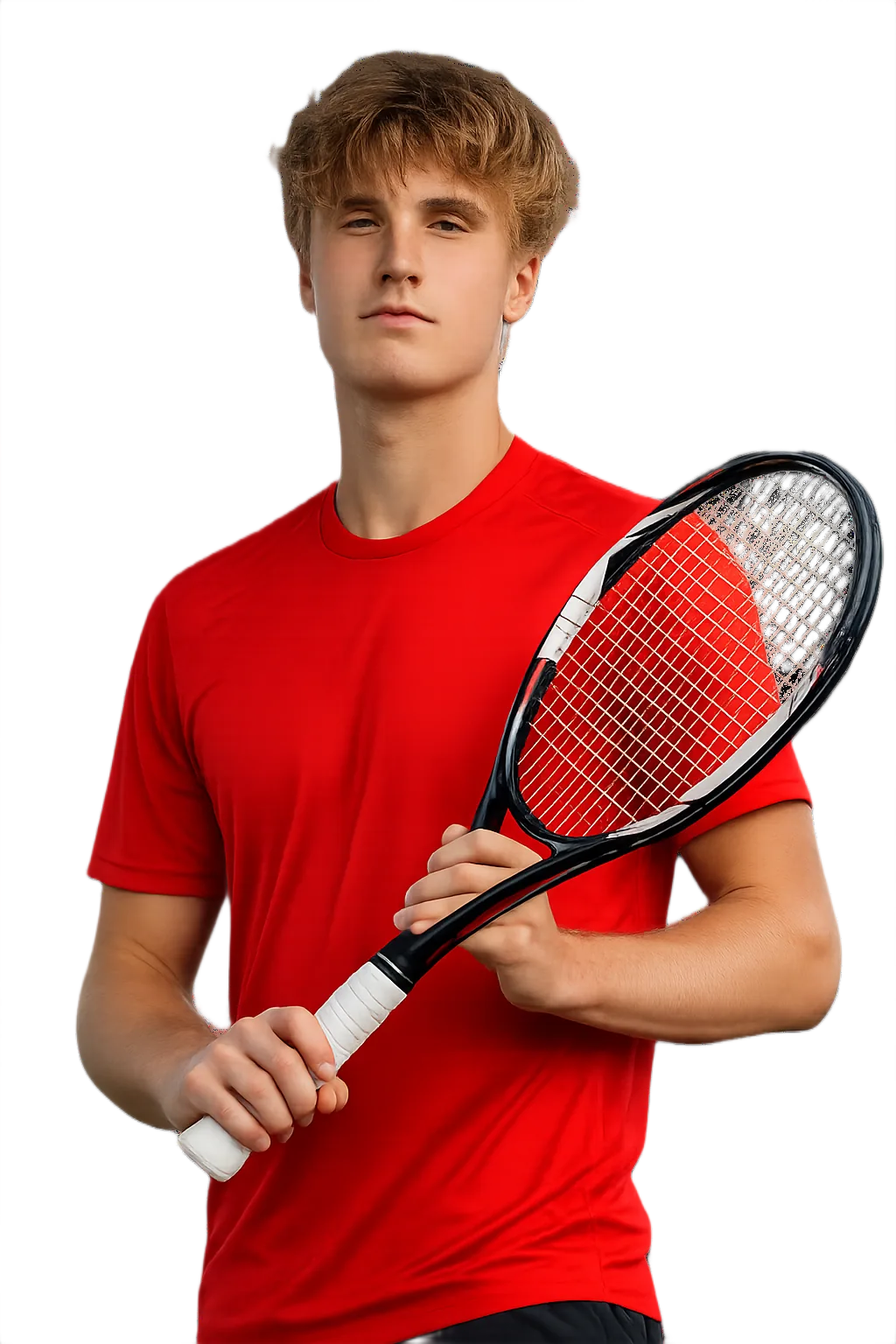 Portrait of Volodymyr Iakubenko, tennis player