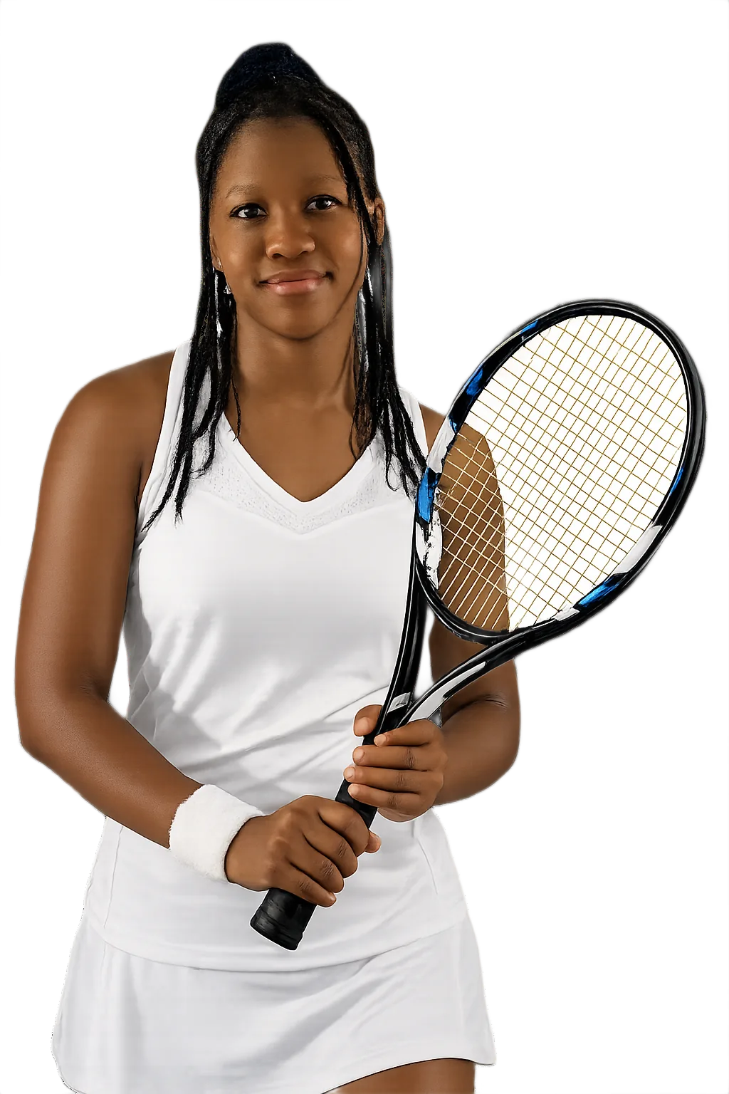 Portrait of Warona Mdlulwa, tennis player