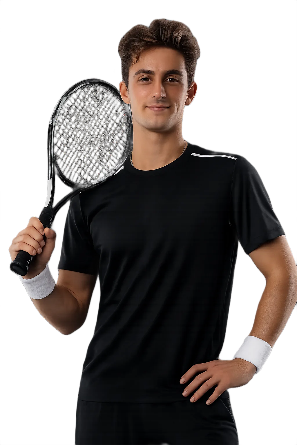 Portrait of Will Mayew, tennis player