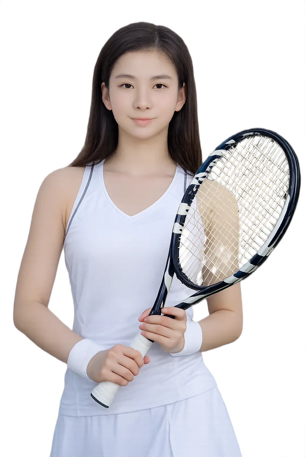 Portrait of Yanan Hou, tennis player