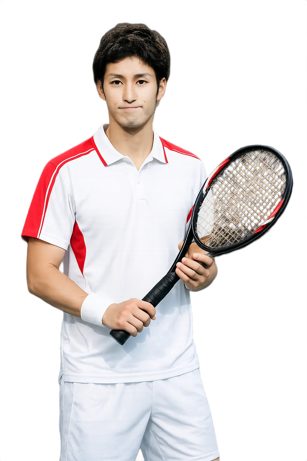 Portrait of Yasutaka Uchiyama, tennis player