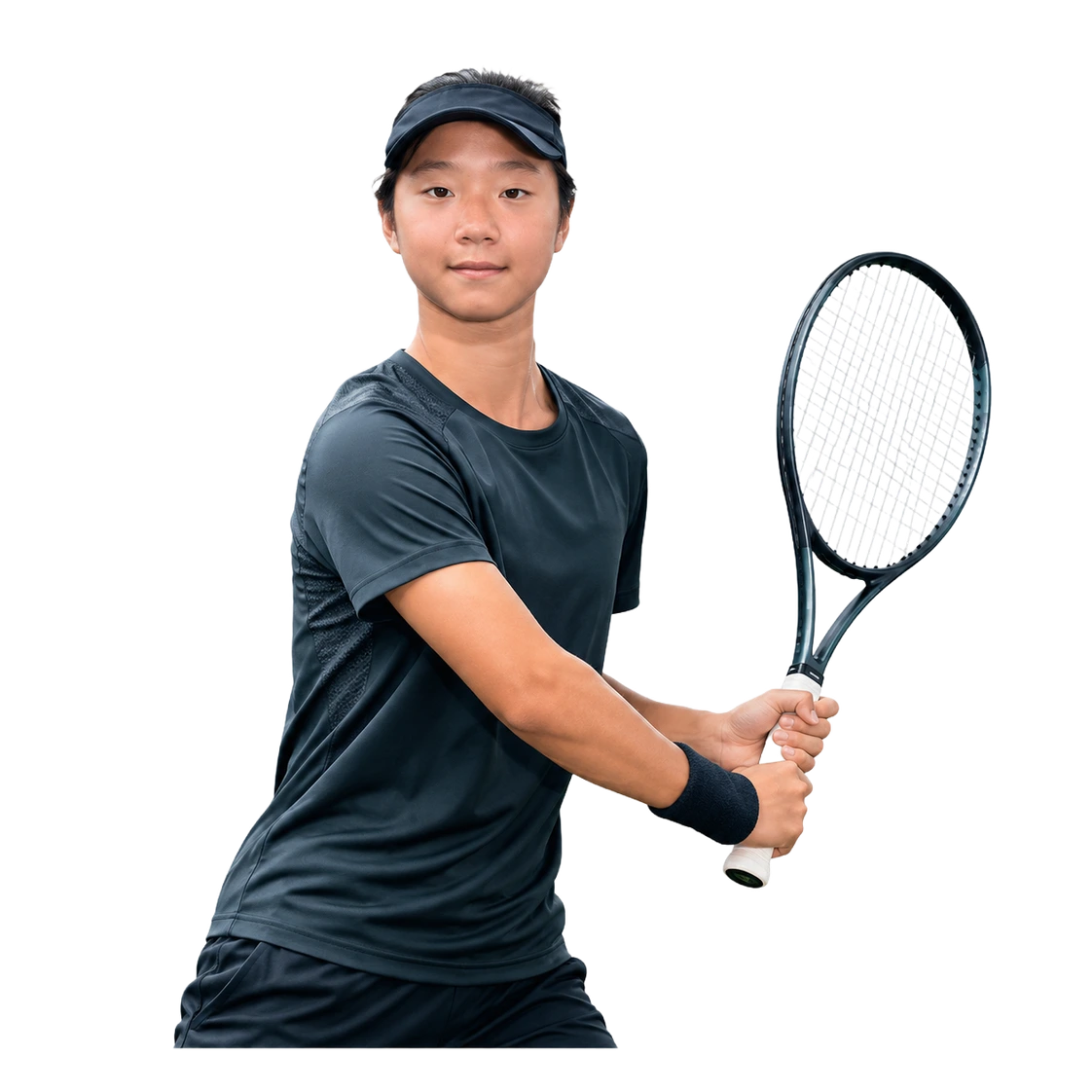 Yuhan Wang tennis player profile visual with TennisJack stats and match analysis