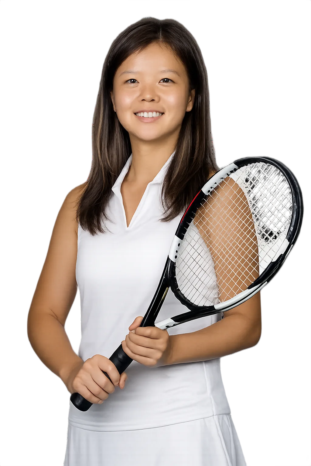 Portrait of Yujia Huang, tennis player