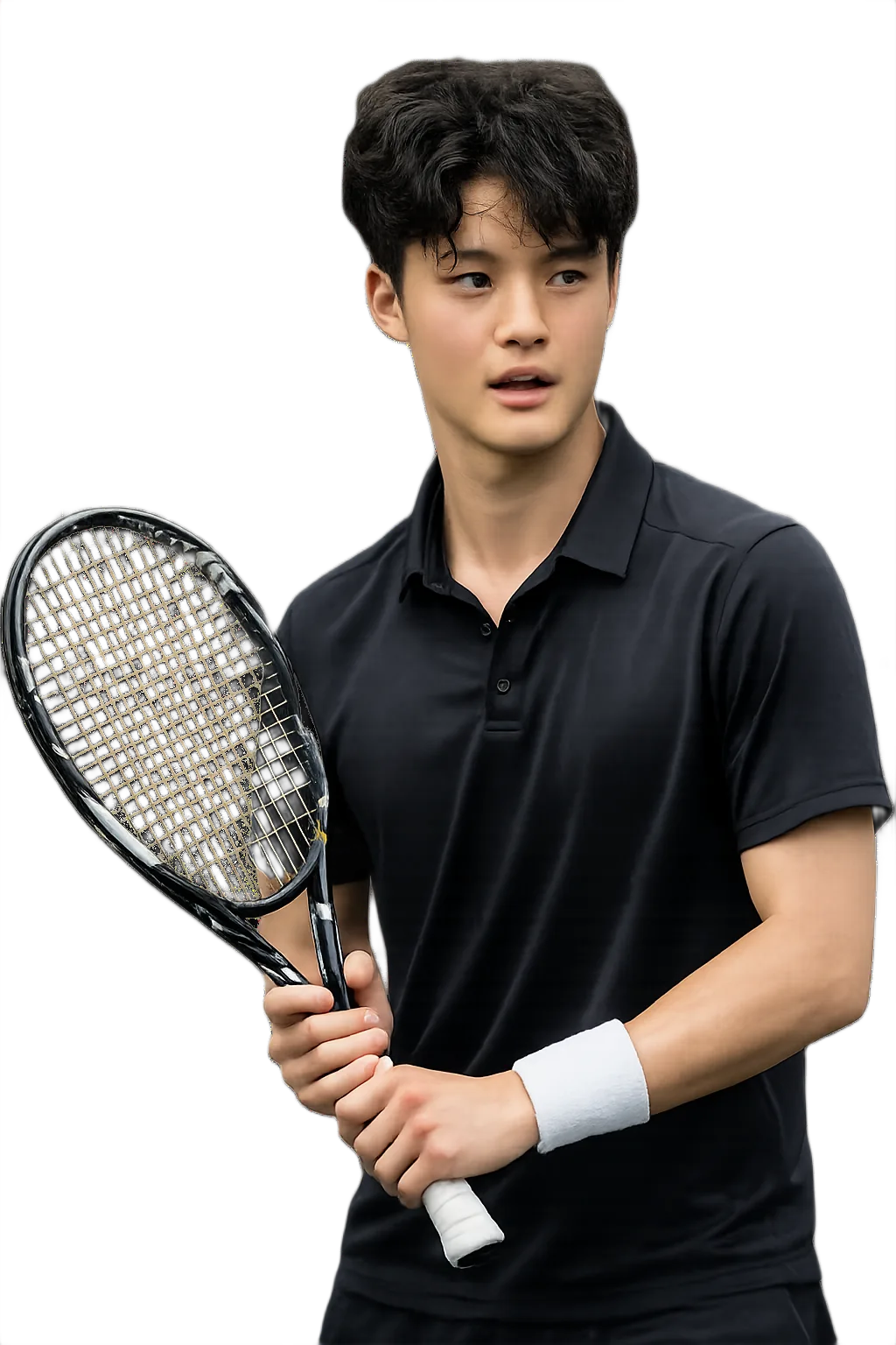 Portrait of Yunseok Jang, tennis player