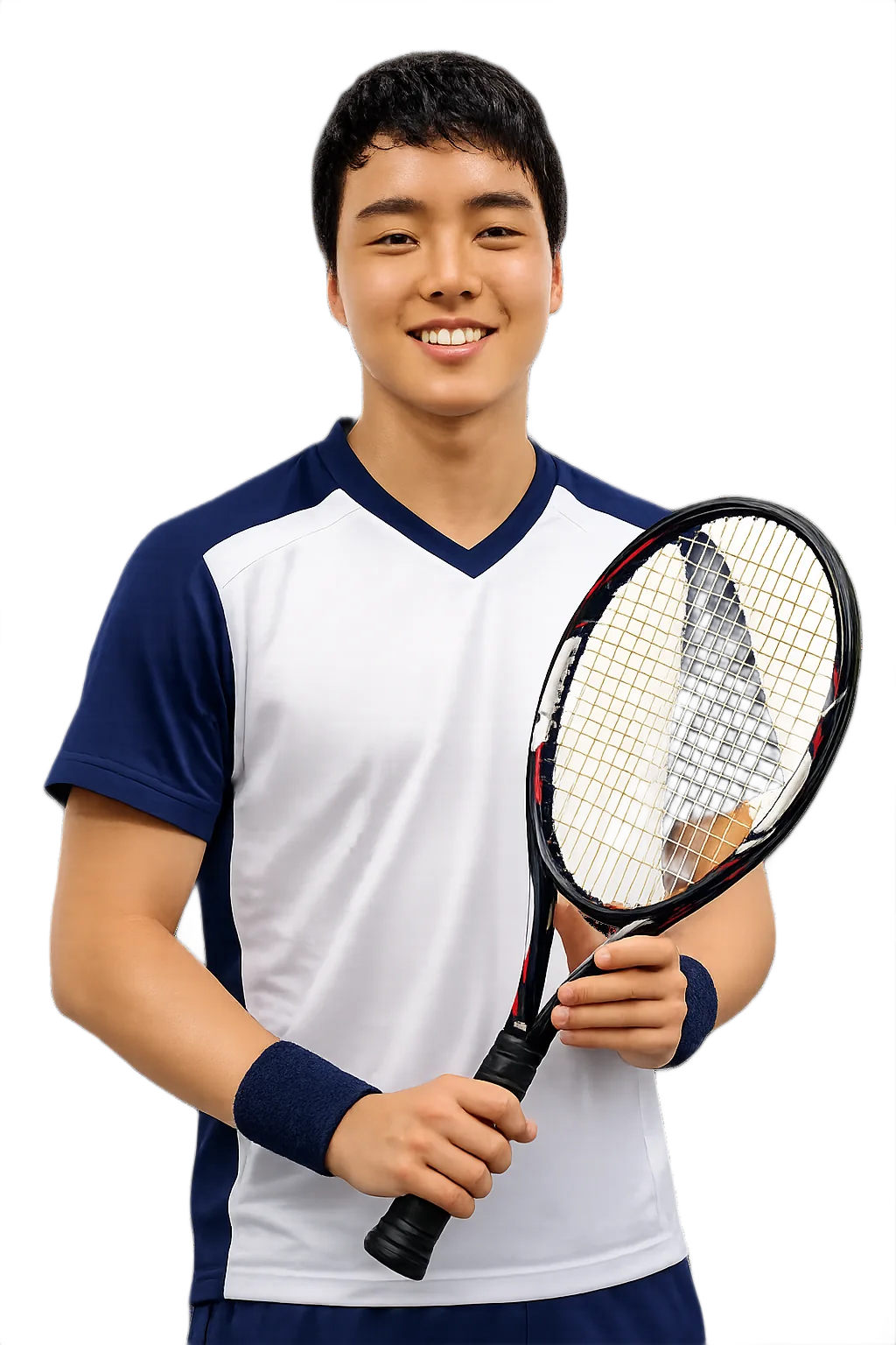 Portrait of Yunseong Chung, tennis player