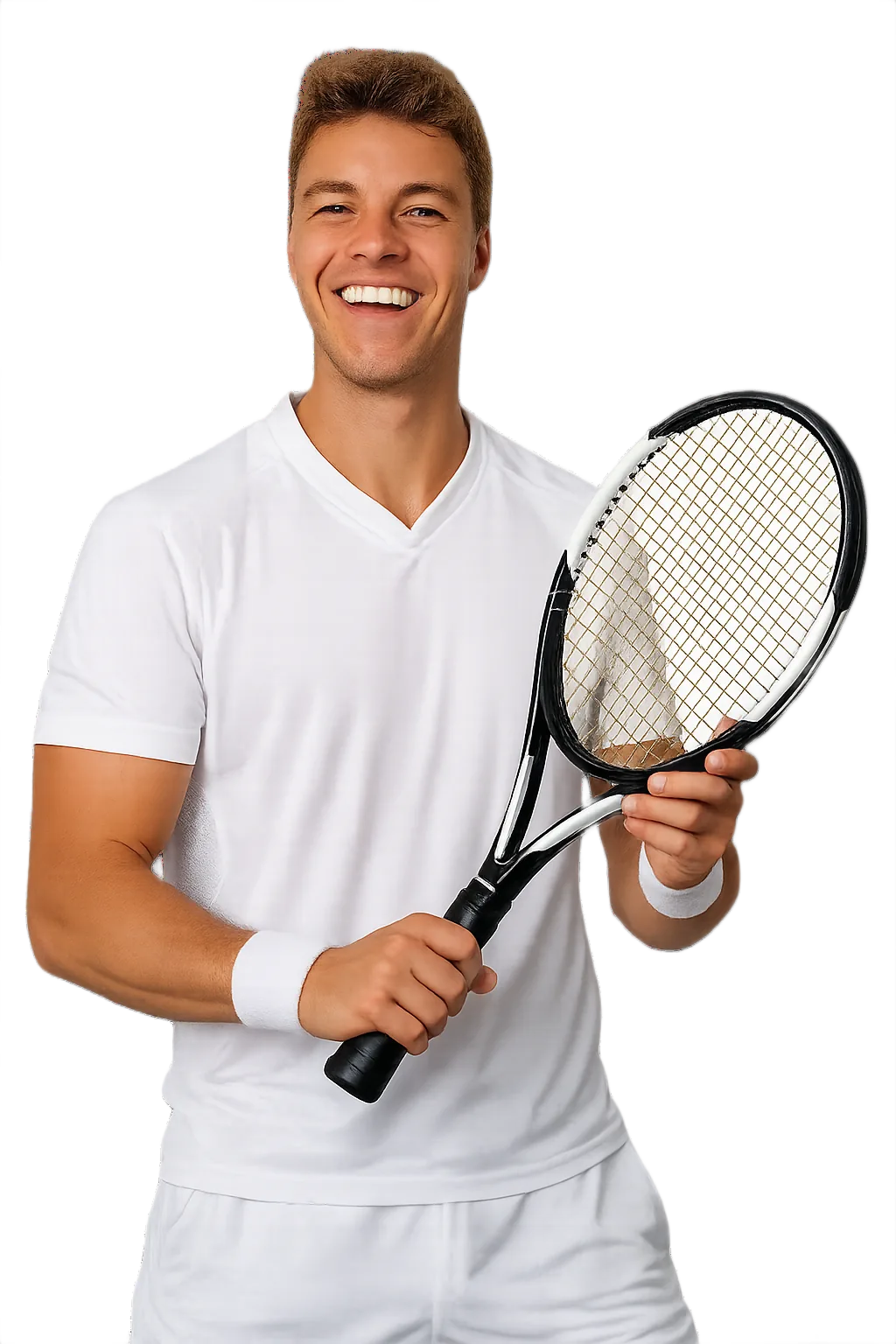 Portrait of Yurii Dzhavakian, tennis player