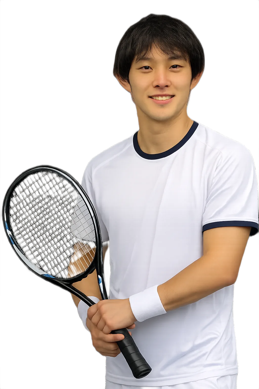Portrait of Yuta Kikuchi, tennis player