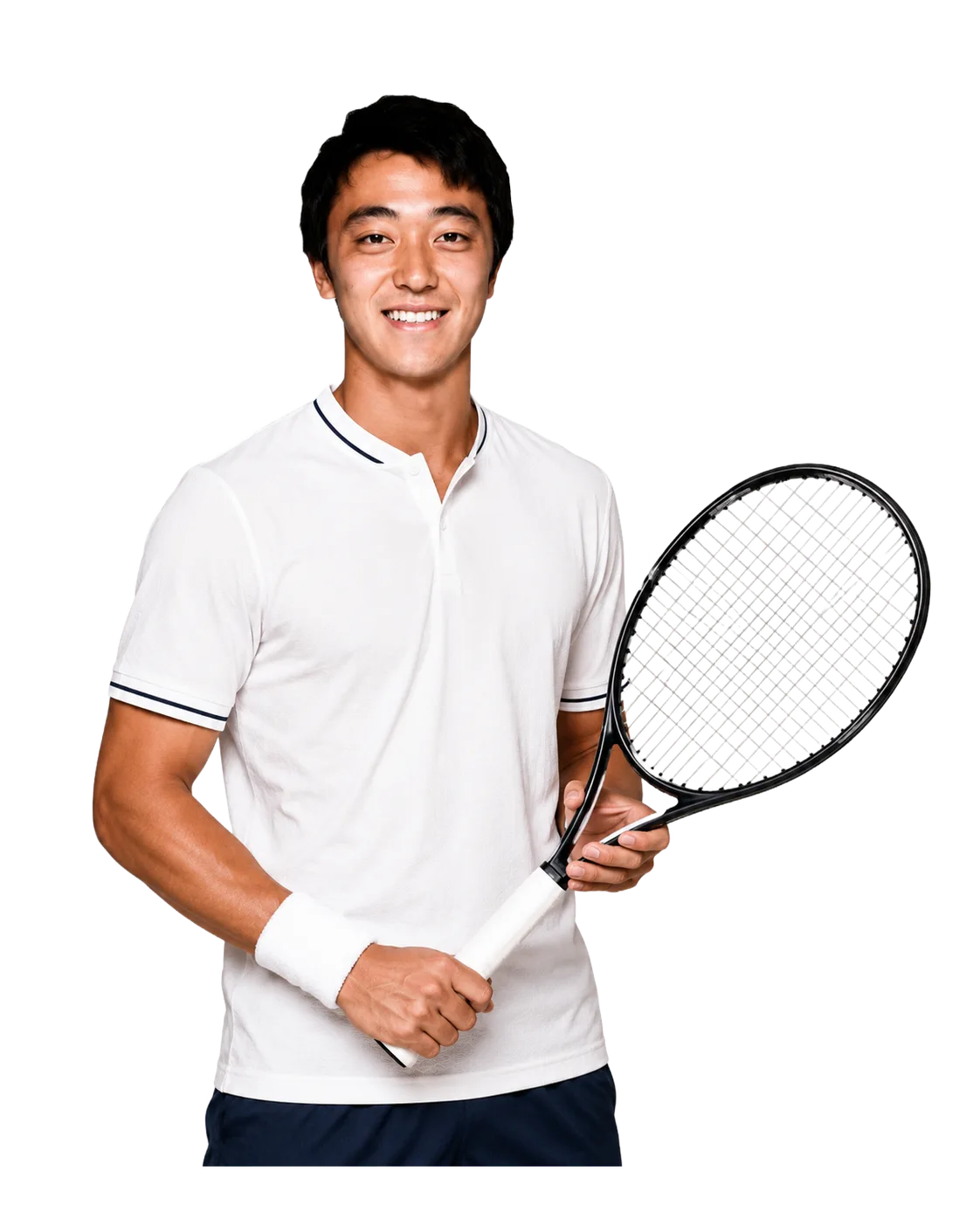 Yuta Shimizu tennis player profile visual with TennisJack stats and match analysis