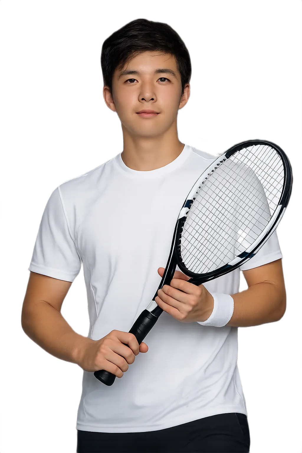 Portrait of Zangar Nurlanuly, tennis player