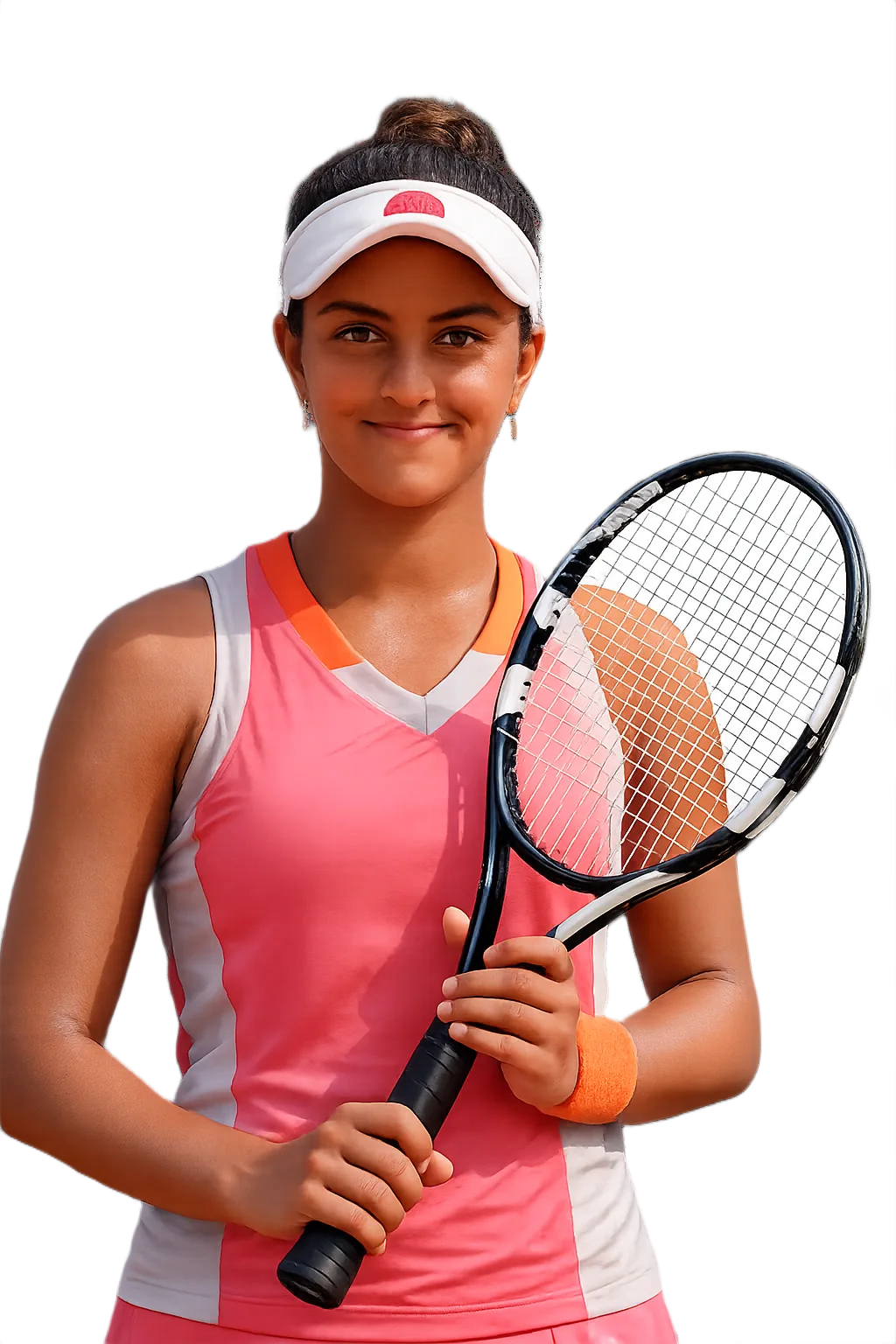 Portrait of Zeel Desai, tennis player
