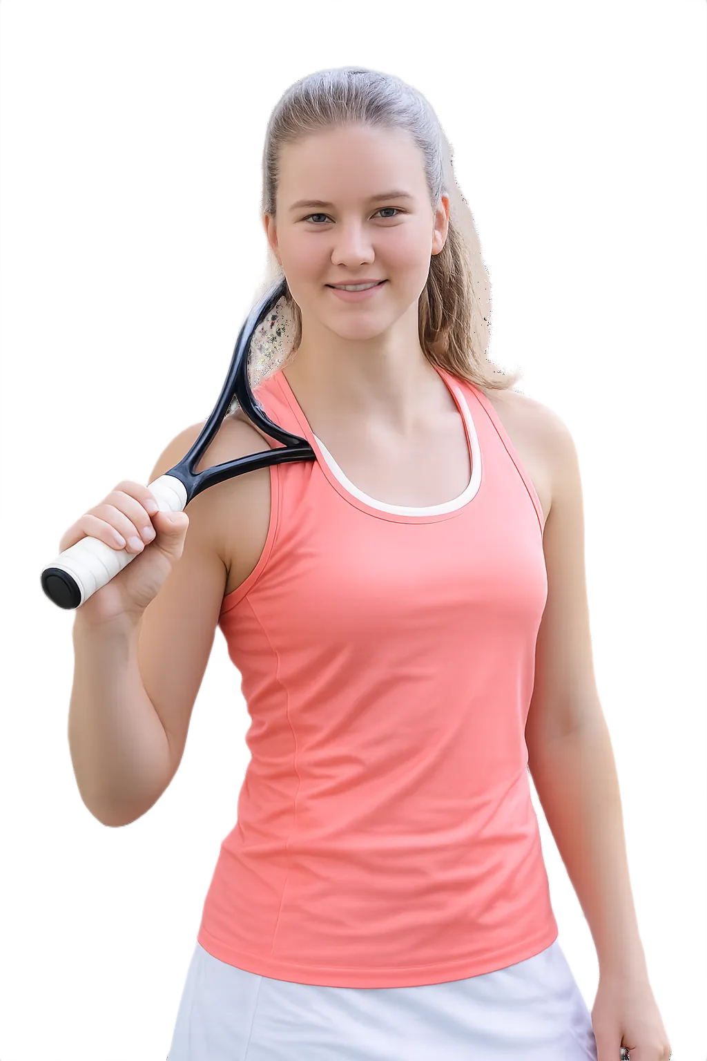 Portrait of Ziva Falkner, tennis player