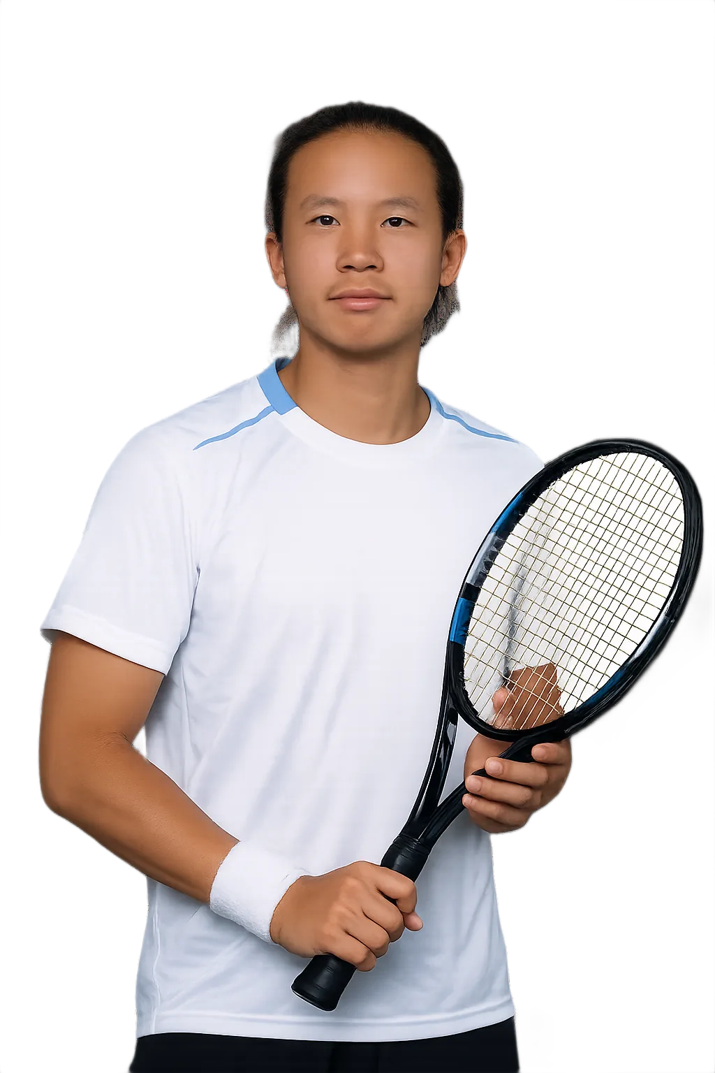 Portrait of Zongyu Li, tennis player