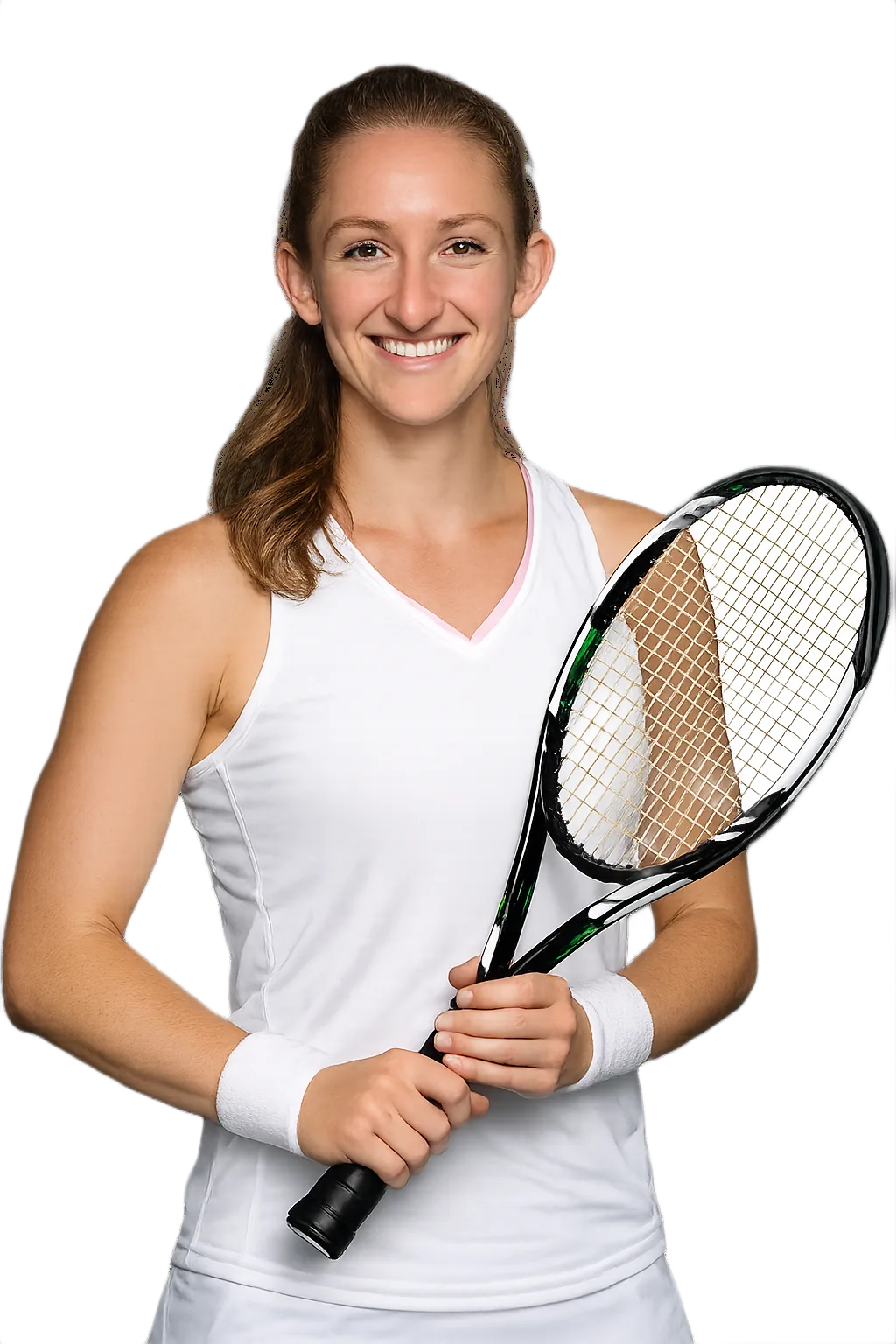 Portrait of Zuzanna Pawlikowska, tennis player